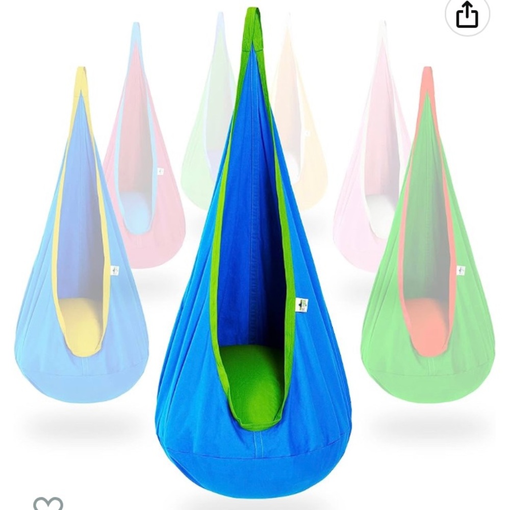 Pod swing child’s, hammock chair, indoor/outdoor, new, sensory, relaxing, play